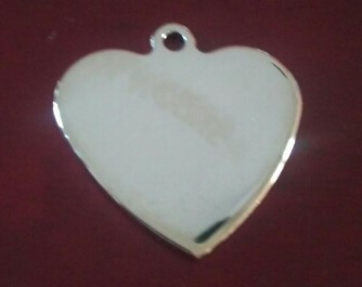 Médaille coeur à graver 